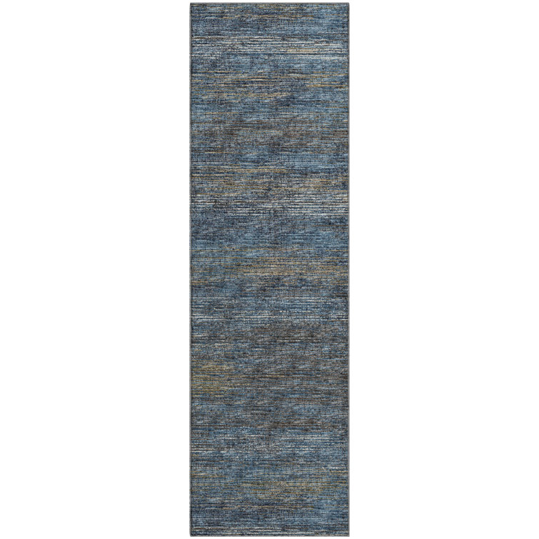 Premium Machine Washable Mayfield Blue Rug
