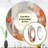 Onan Orange Minimalims Enchantment II - Marble Decorative Wall Mirror, Modern Large Round Mirror, Printed Metal Art-1976319154