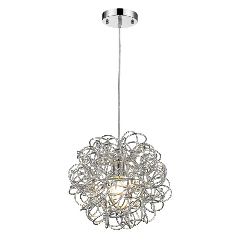 Luminaire sphère suspendu 1 lumières simple Harning