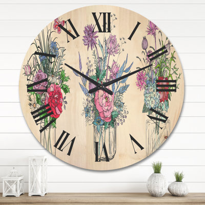 Solid Wood Wall Clock