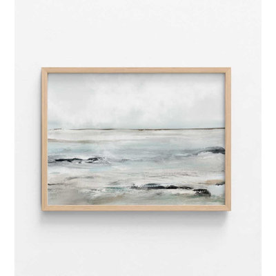 Art abstrait plage abstraite: paysage de Sandybay