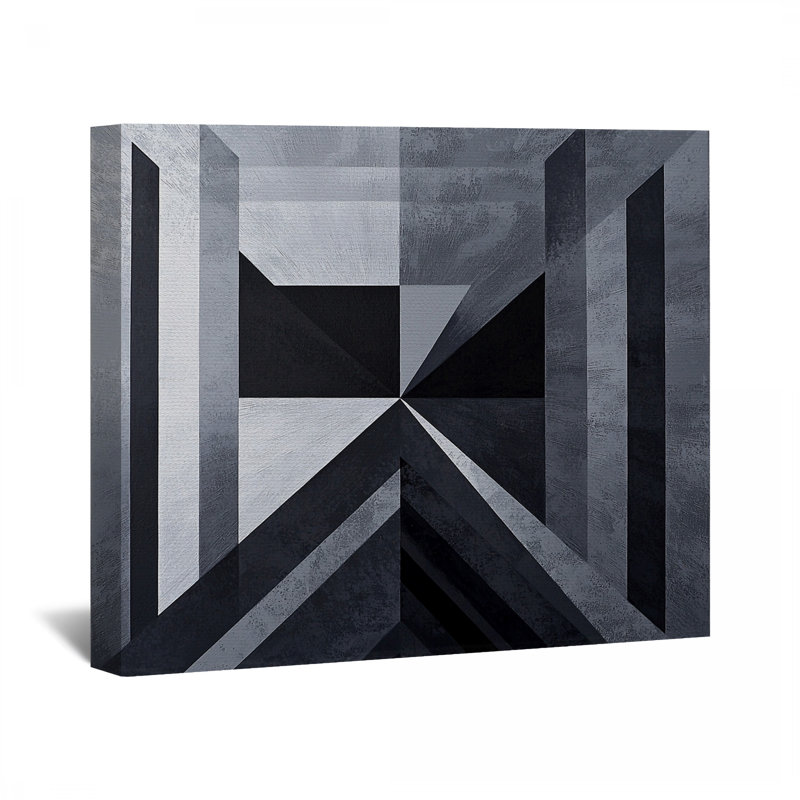 «Geometric Art Canvas Wrap», décoration murale géométrique, H 12 po x l 18 po