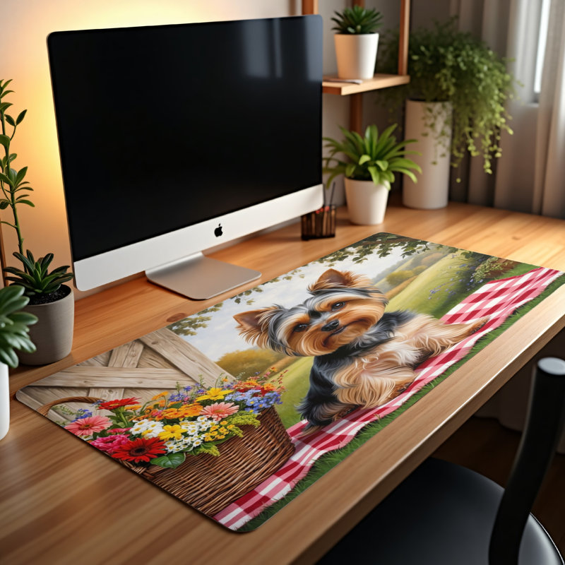 Polyester Desk Pad, 14.4x12.1