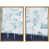 Toile avec cadre flottant brun