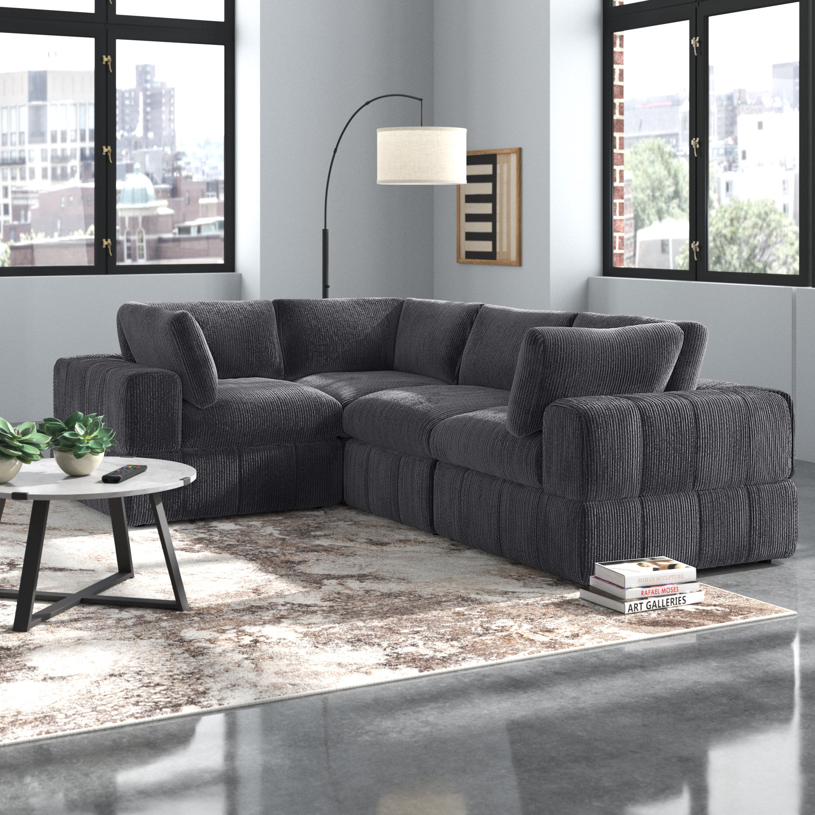 Rochester discount corner couch