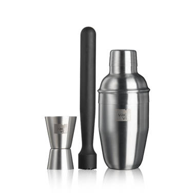 Zulay Kitchen Simple Craft Cocktail Shaker With Built-in Strainer For  Bartending & Homebars (24oz)