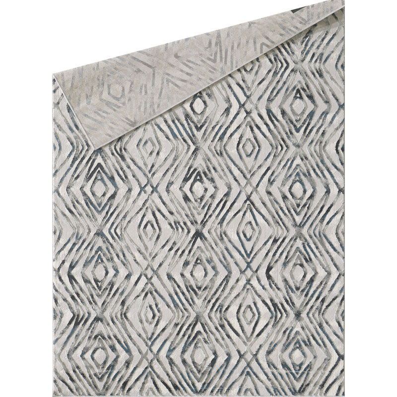 Geometric Indoor Rug, Rectangle 5'3" x 7'6"