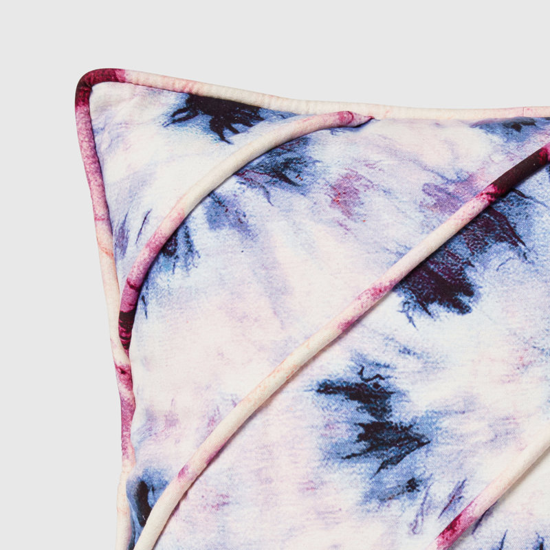 Cotton Reversible Throw Pillow