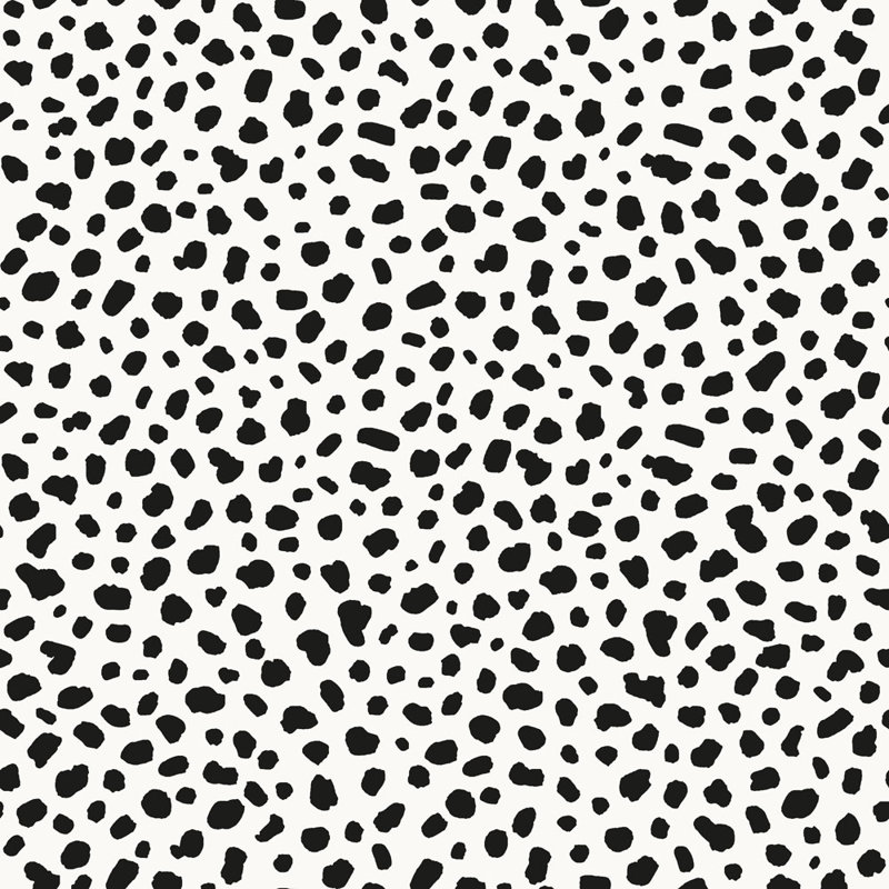 Papier peint adhésif Scout par Novogratz, Noir / blanc