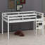 Wooden Loft Bed With Ladder-1049872959