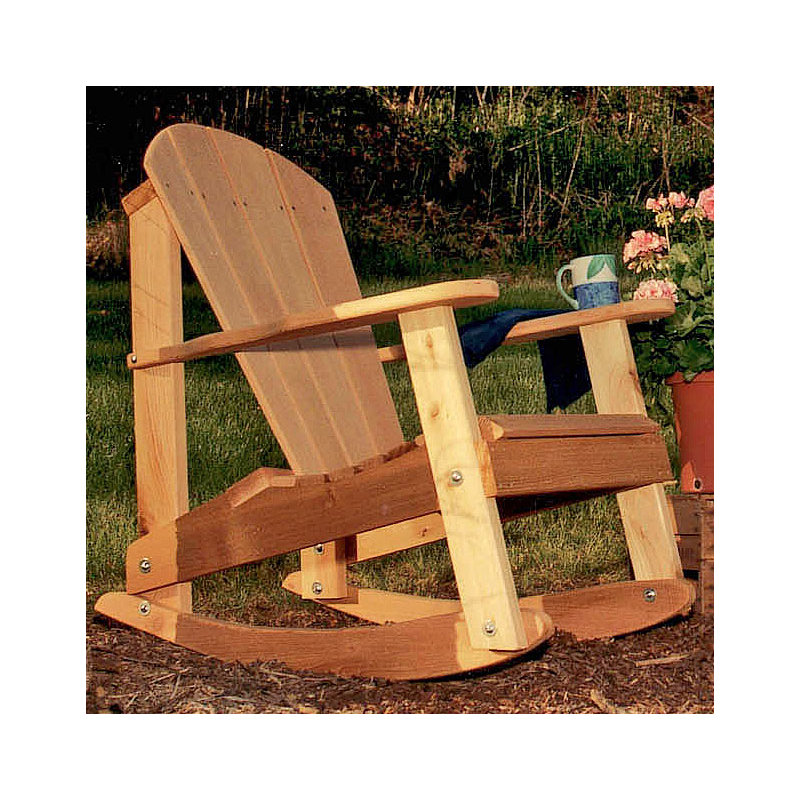 Chaise adirondack à bascule Tillison, Teinture / scellant cèdre