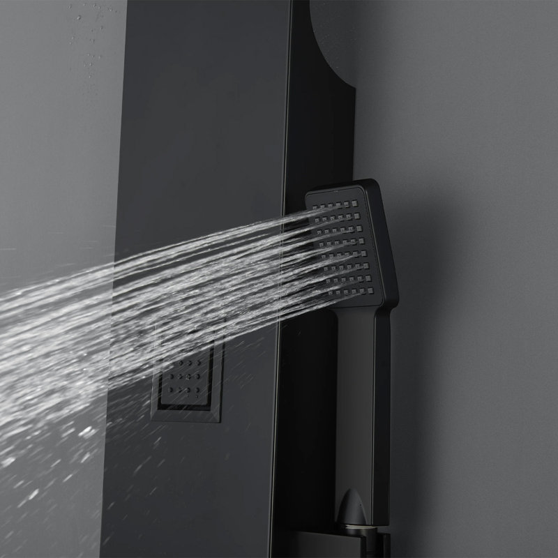 Celma 51.18'' Shower Panel with Fixed Shower Head