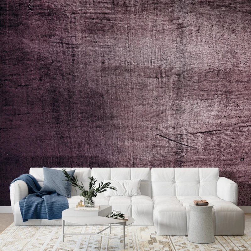 Murale texture prune, L 108 po x l 96 po