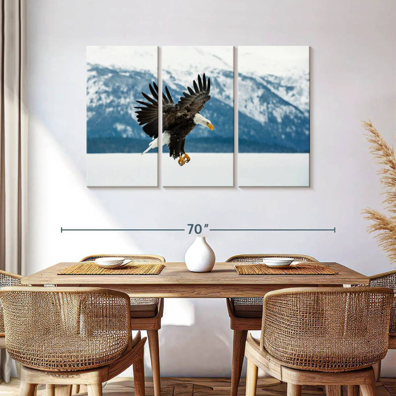 Brampt Alaskan Eagle, 36" H x 57" W