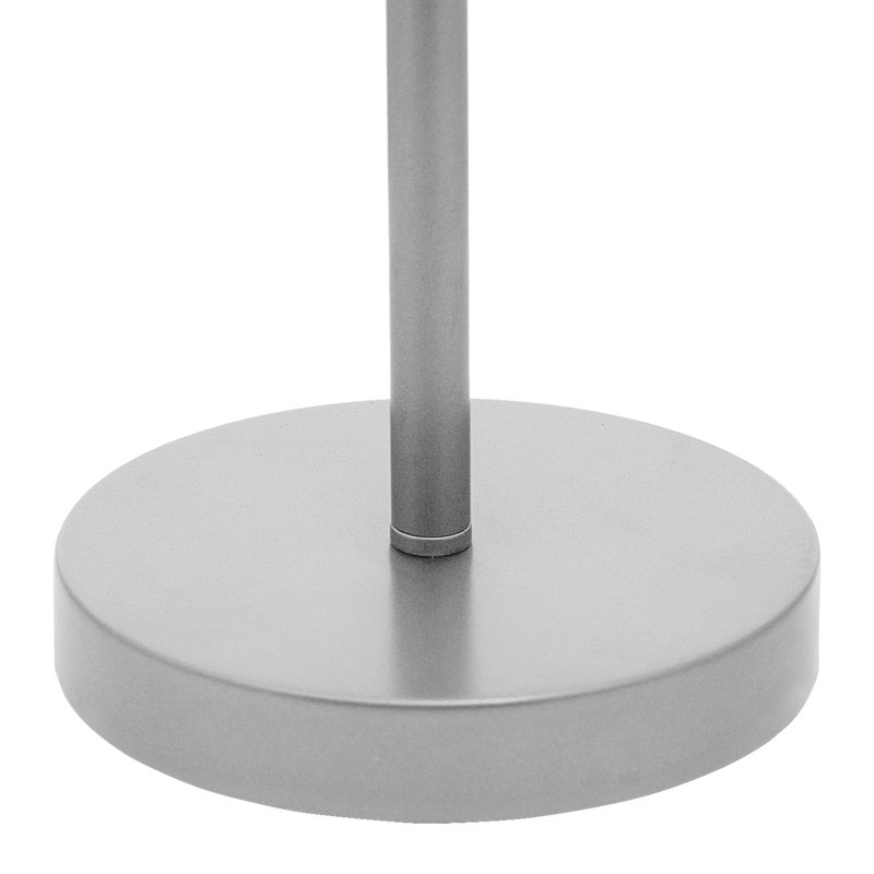 Lampe de table à cage ouverte en métal 19,75 "H Kahlen, Argent, Argent