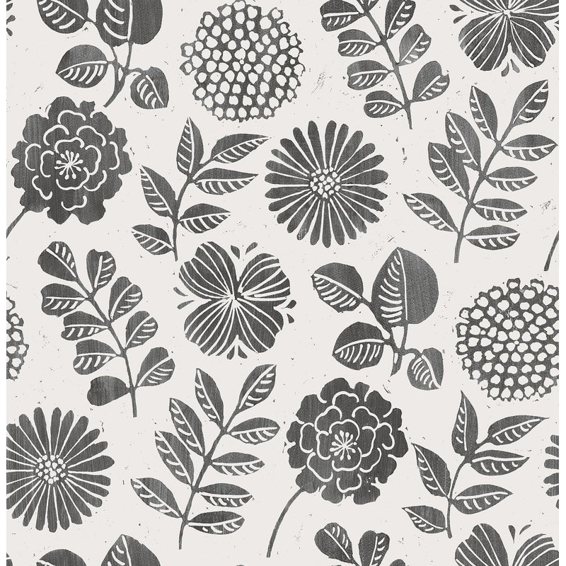 Rouleau de papier peint L 33 pi x l 20,5 po, Noir