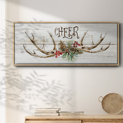Rustic Cheer - toile encadrée