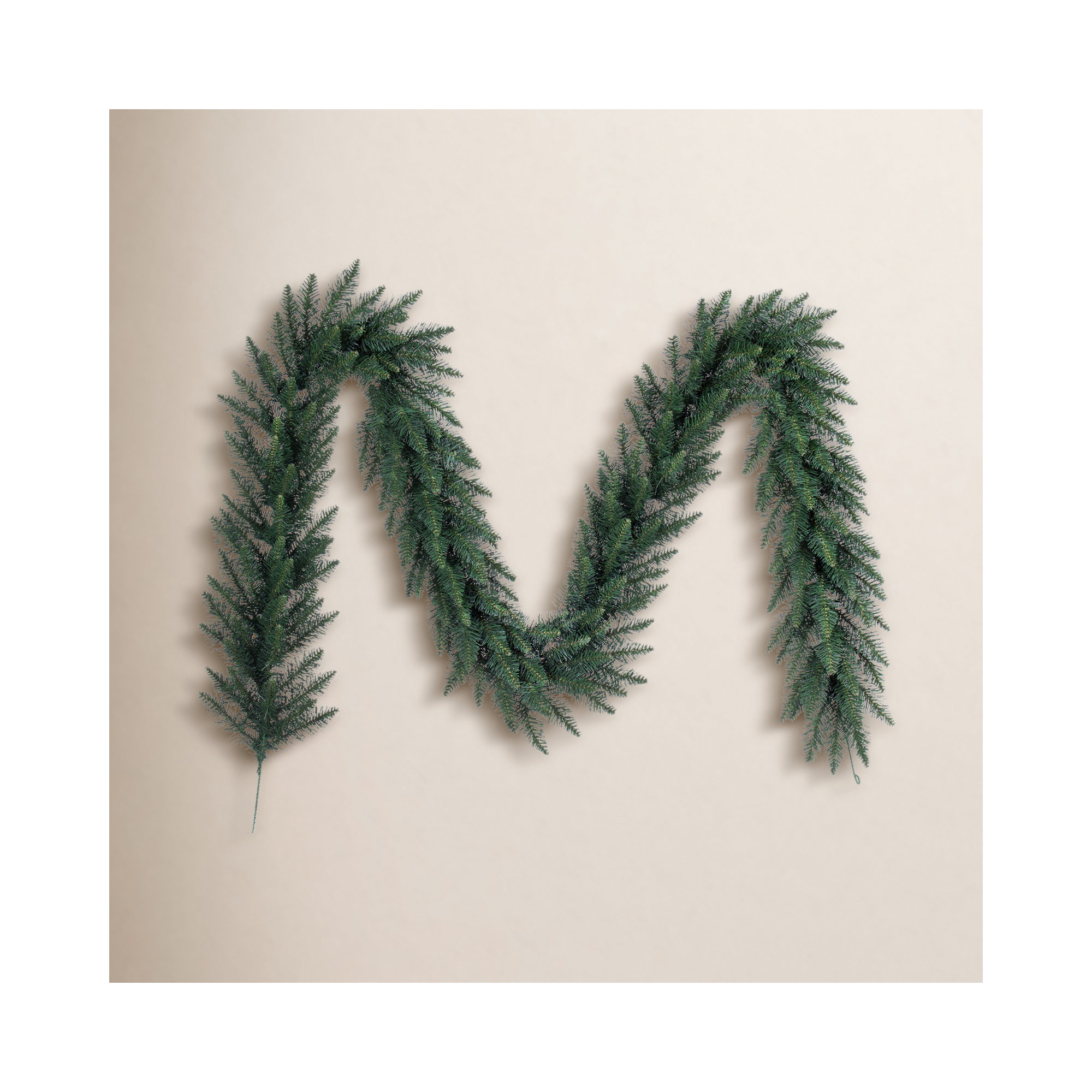 Perego Fir Artificial Christmas Garland - Unlit, 9' H x 12" W