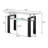 Iginio 47.6'' W Console Table with Glass Top-365056350