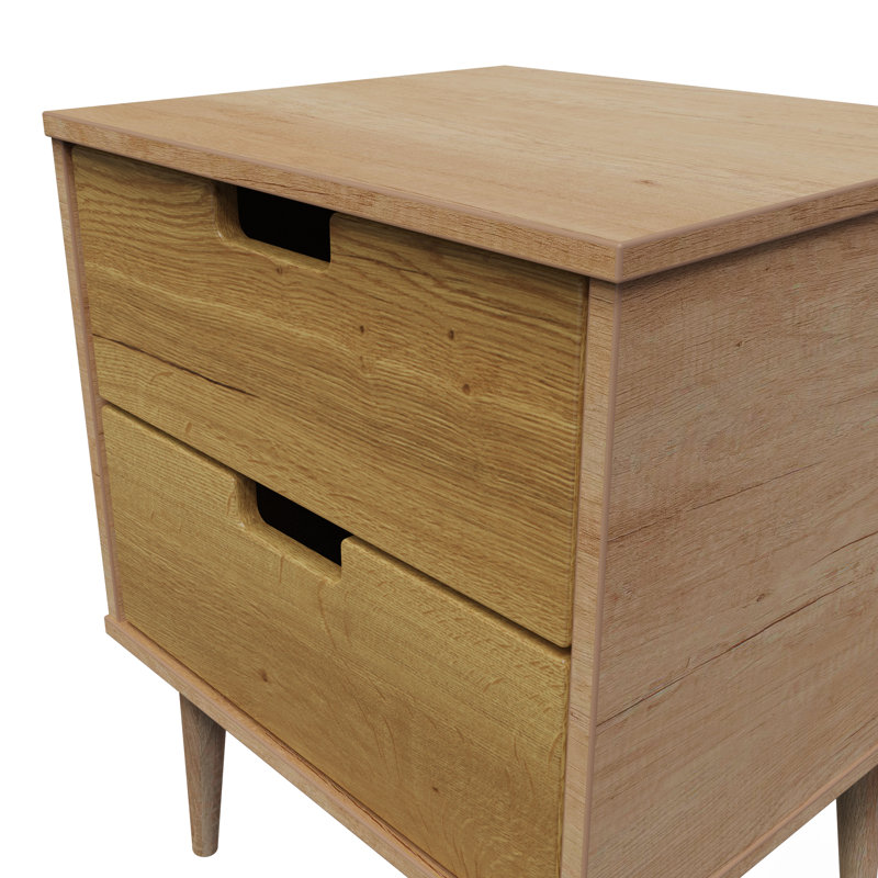 Buldir 45cm W Manufactured Wood Bedside Table