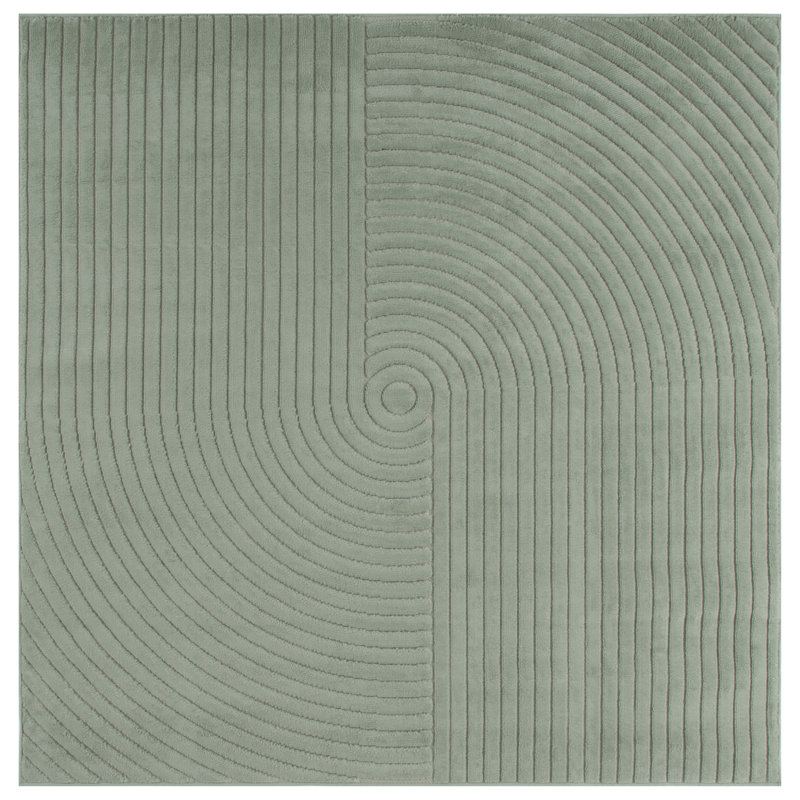 Tapis de couleur unie Emilymarie Performance, Carré 6 pi 7 po