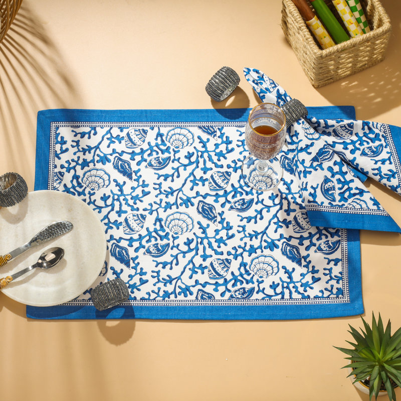 Napperons en coton Seaside Serenity