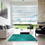 Tapis 100% à motifs lavables à la machine 2989 Pat3909-LBLU-68464953