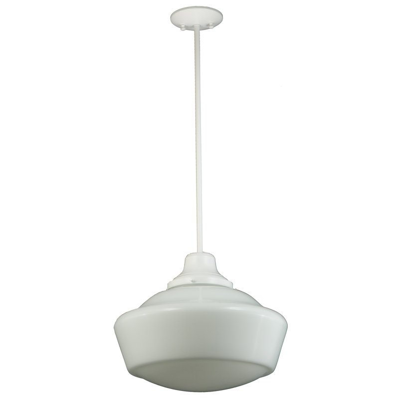 Luminaire suspendu simple à 1 lumière