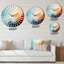 Michaux - Horloge murale peinture abstraite-764797694