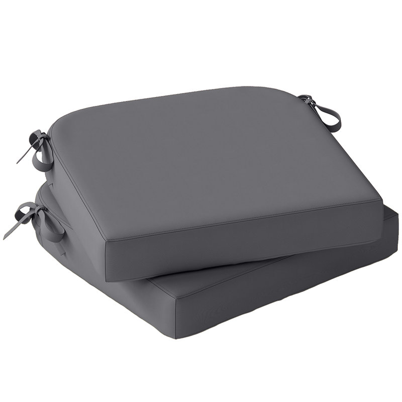 Indoor / Outdoor Square Floor Cushion Pad, Grey
