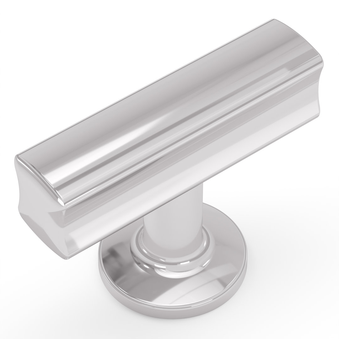 Woodward Collection T-Knob - 1-15/16" x 15/16 " Cabinet Knob - Contemporary Hardware for Drawers & Cabinets (Set of 10) Hickory Hardware 