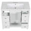 Meuble-lavabo élégant avec lavabo, tiroirs et armoire pour un décor de salle de bain fonctionnel et élégant.-2131619440