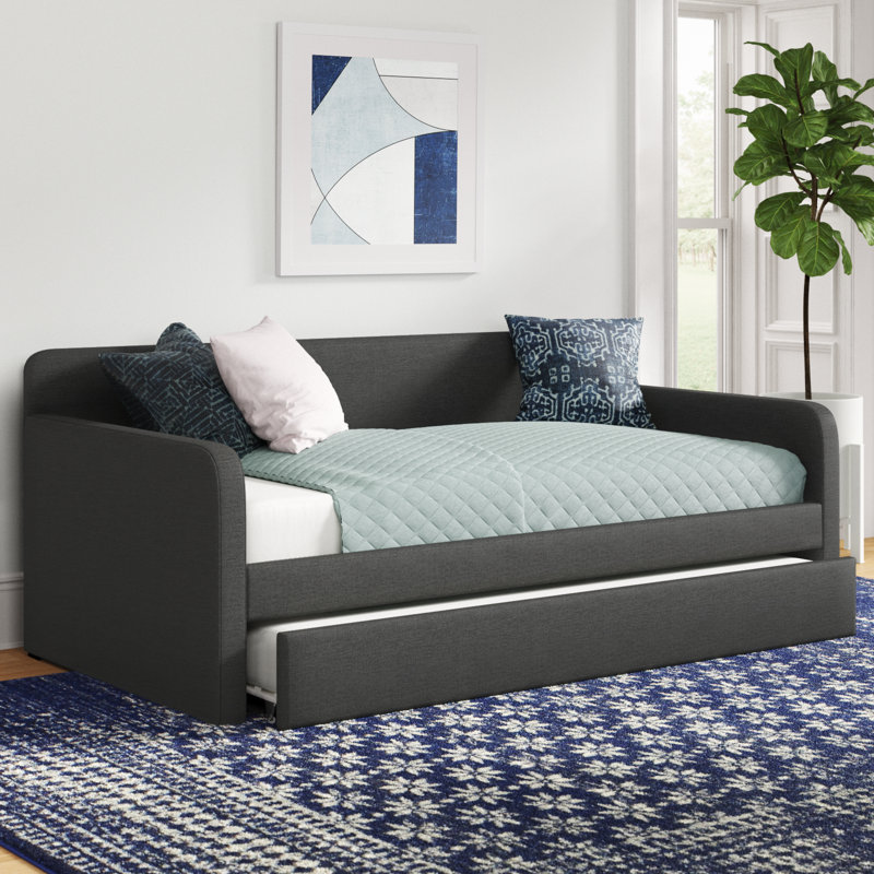 Chandita Upholstered Daybed, Gray