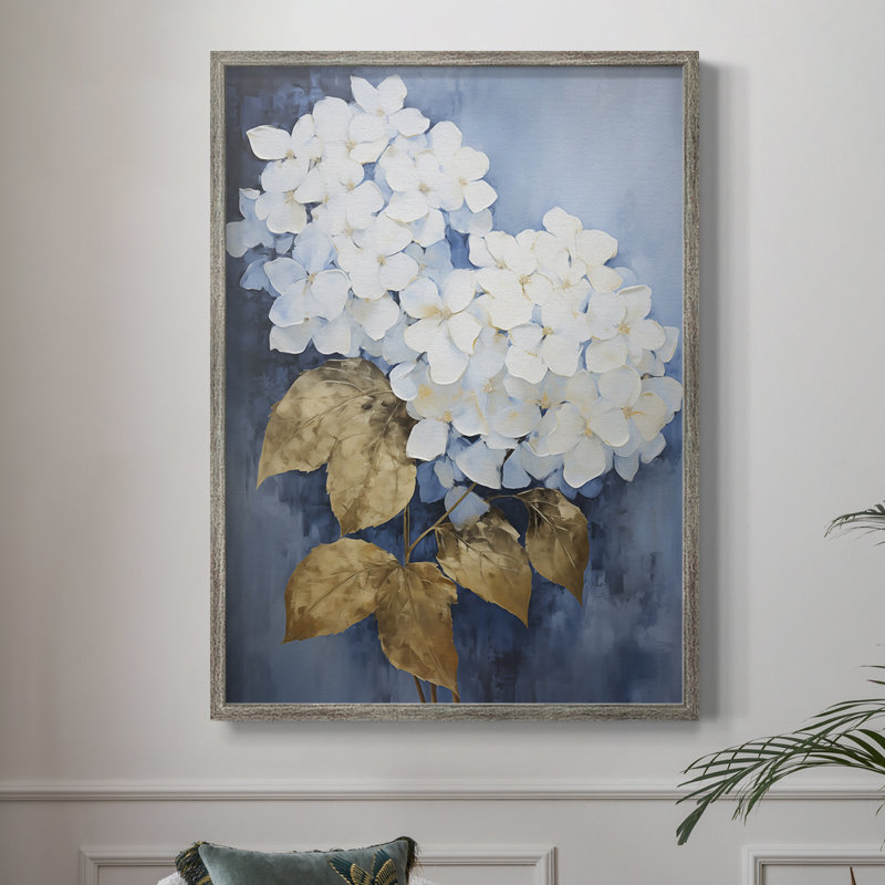 Reproduction encadrée FLORAL Series CXL III - bois massif, H 30 po x l 24 po