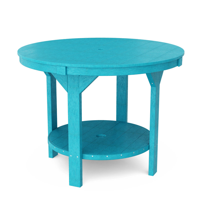 Heritage 48" Pub Table, Aruba Blue
