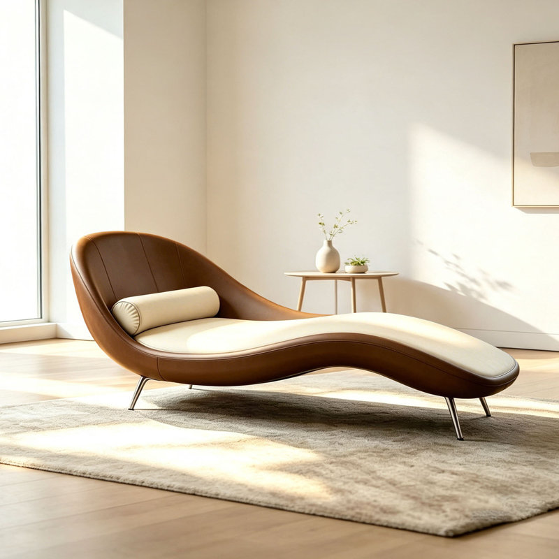 Chaise longue incurvée Luxury Leisure