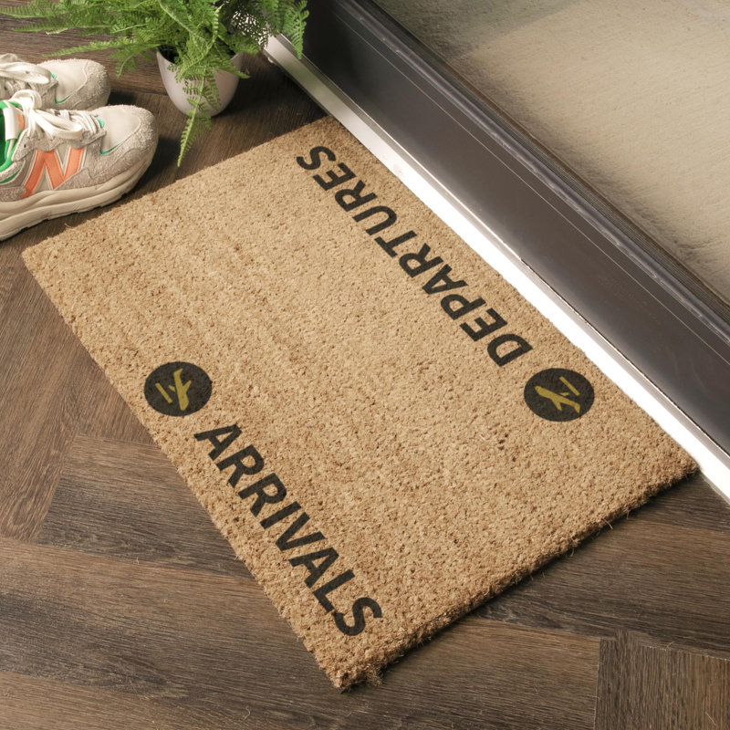Bevan Non-Slip Indoor Doormat, Rectangle 40 x 60 cm