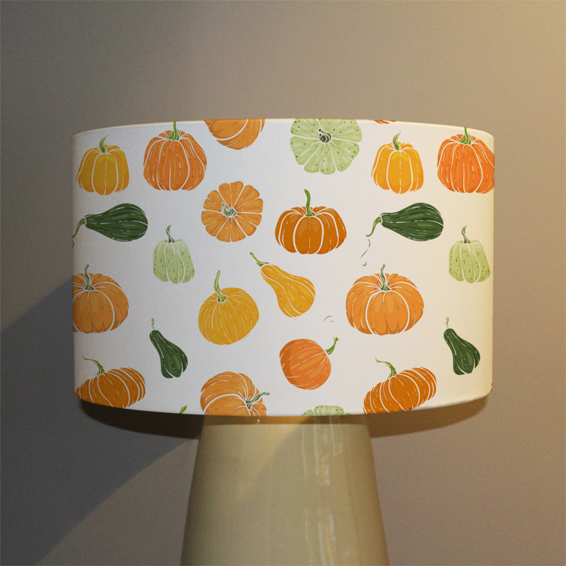 Polyester Drum Lamp Shade ( Clip On ), 25cm H x 40cm W x 40cm D