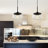 1 - Light Kitchen Island Pendant Lights with Clear Glass-477371244-477371246-470357829