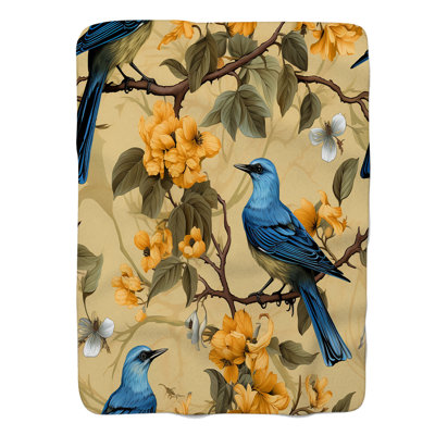 Birdsong Blossoms - 1 pièce Sherpa Premium