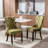 Tufted Solid Wood Velvet Upholstered Dining Chair-883621110