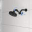 Bras de douche extensible en acier inoxydable 4 po