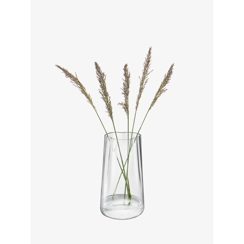 Lagoon Hurricane Candle Holder, 13.75" H x 7.75" W x 7.75" D, Clear