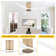 48" Ceiling Fan Low Profile Flush Mount Fan 6 Speed
