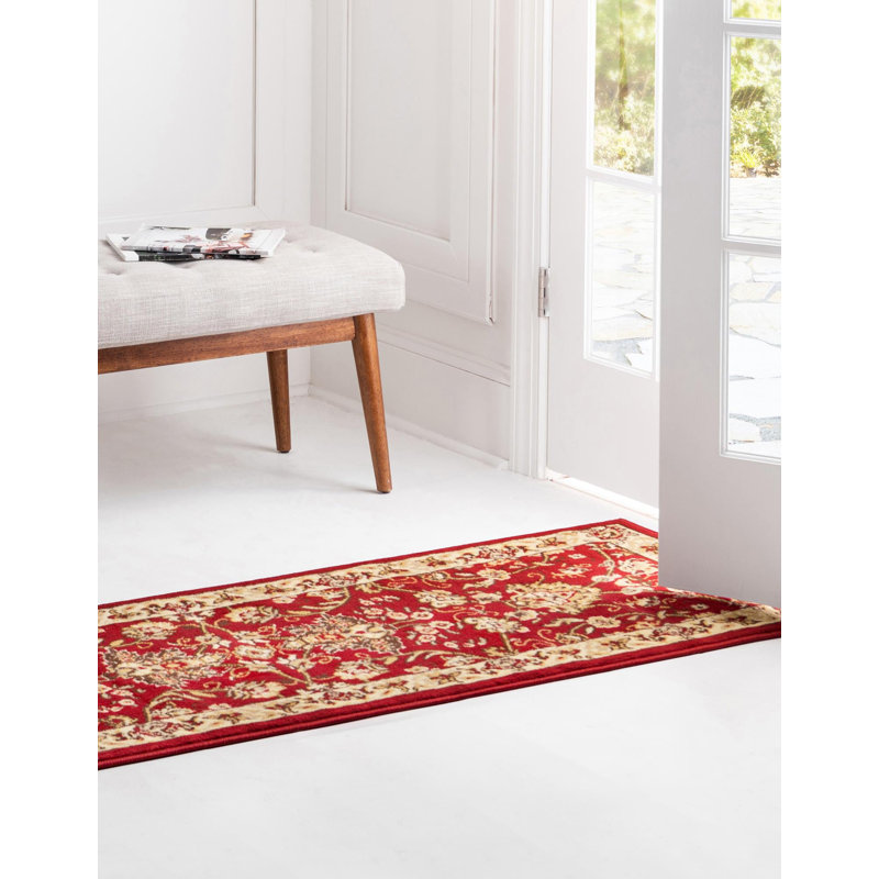 Bhatari Indoor Rug, Runner 2' x 5'3", Burgundy