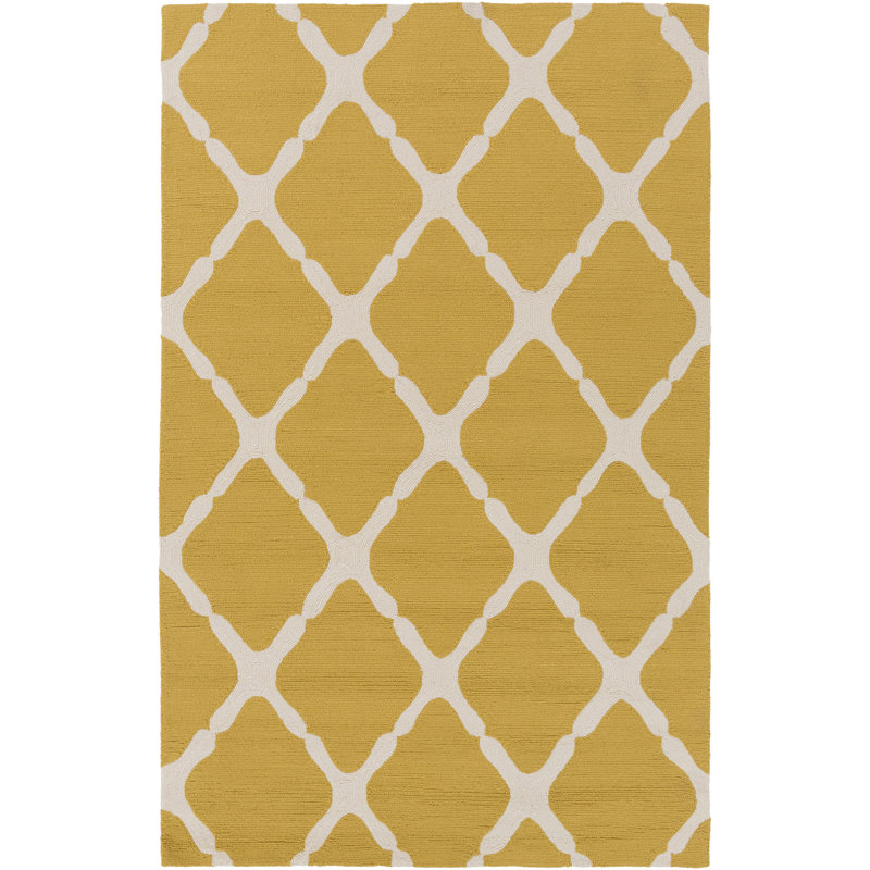 Tapis intérieur / extérieur doré Rotz, Rectangle 2 pi x 3 pi