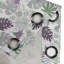Rideau à 2 panneaux avec œillets Dakota Fields, 50 po, aubergine, gris-vert-575491019