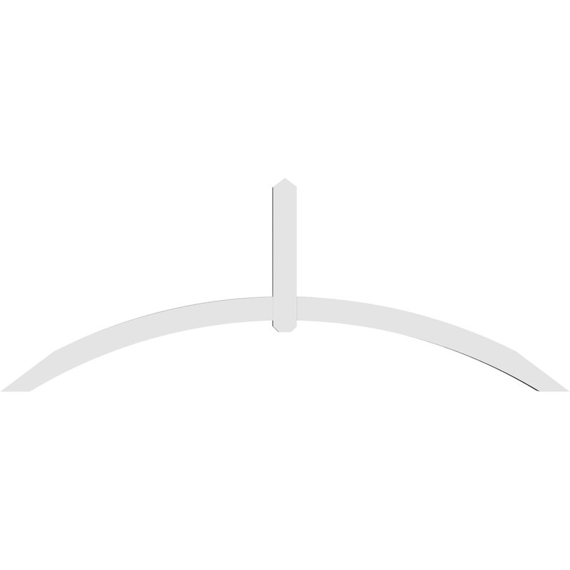 Support pour pignon en PVC Archdale, H 36 po x l 96 po (pas: 9/12), P 4 po x F 4 po