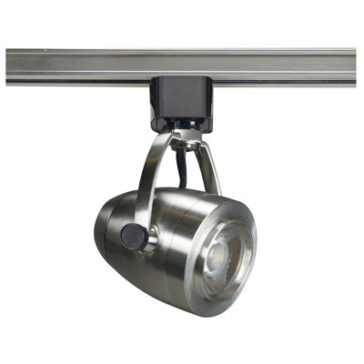 Brushed Nickel LED Adjustable Track Head