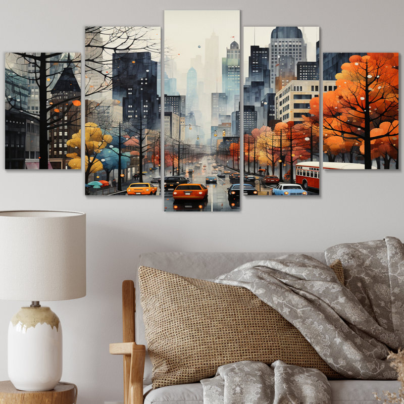 Ensemble de 5 décorations murales